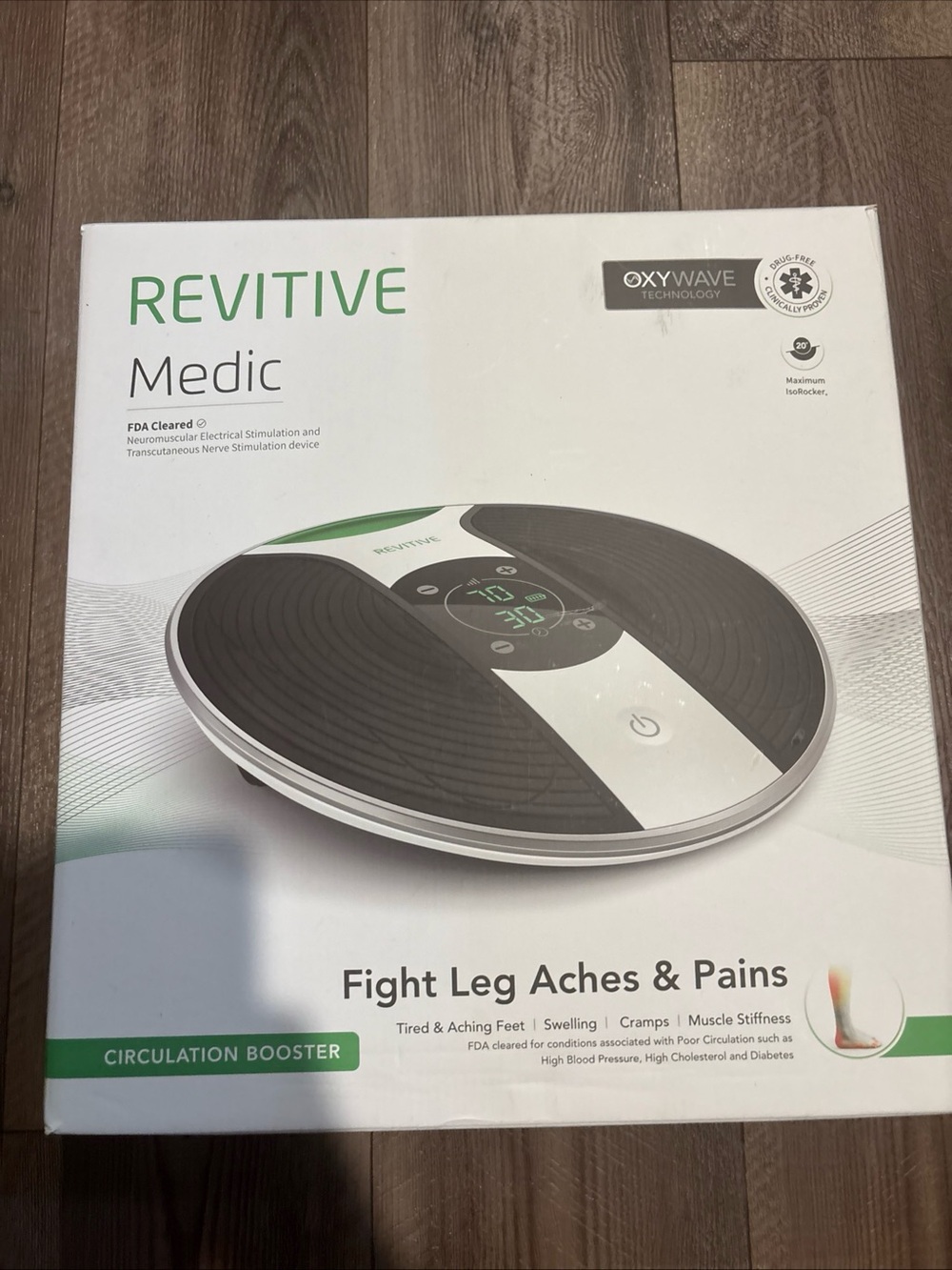 Revitive Medic Circulation Booster EMS TENS Foot & Leg Therapy - Picture 3 of 6